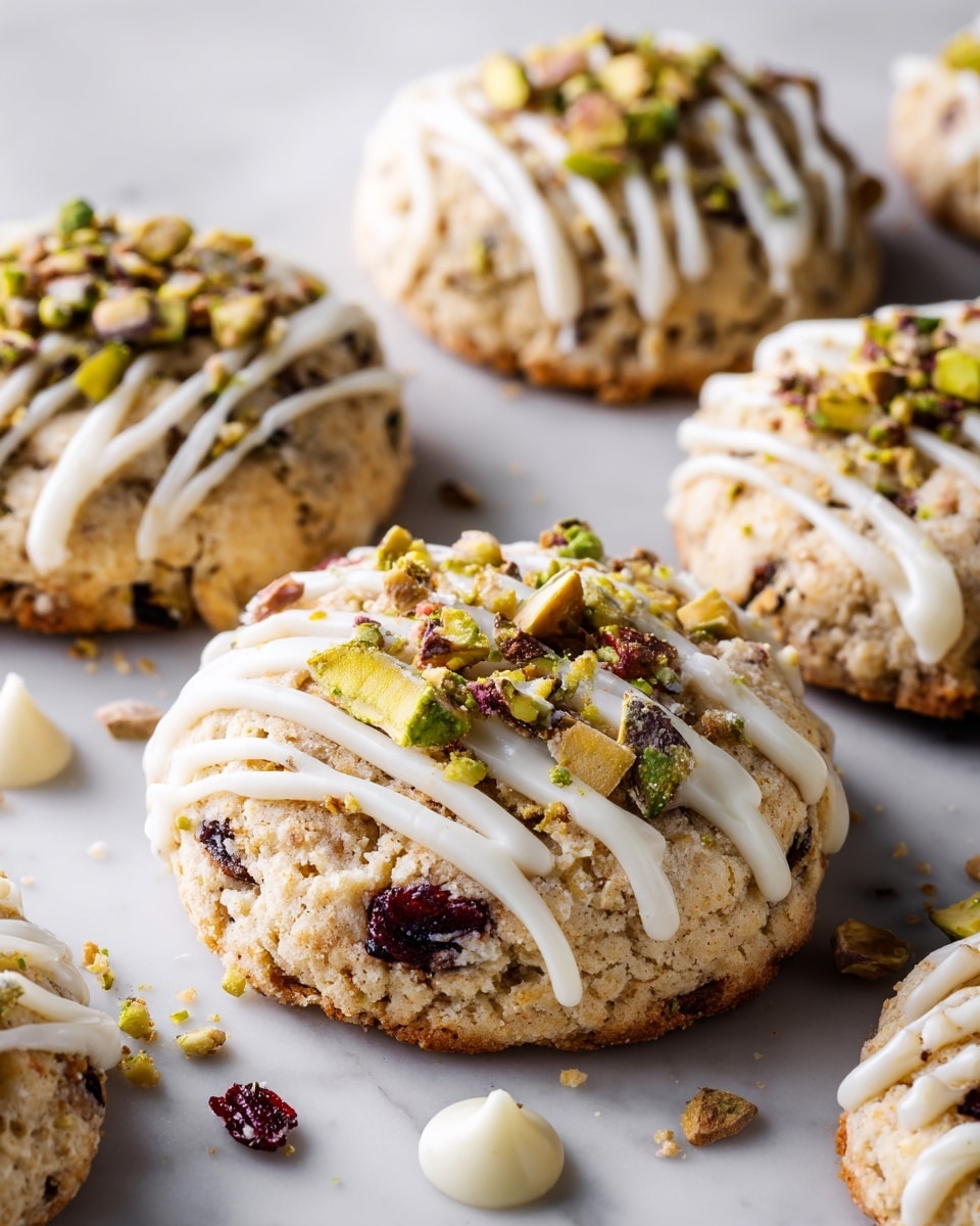 Cranberry Pistachio Oatmeal Cookies Recipe