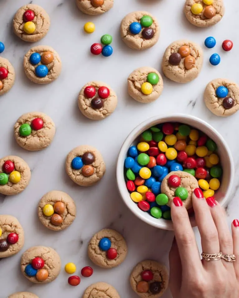 Easy Mini M&M Cookies from Scratch Recipe
