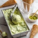 Matcha Green Tea No Churn Ice Cream Recipe
