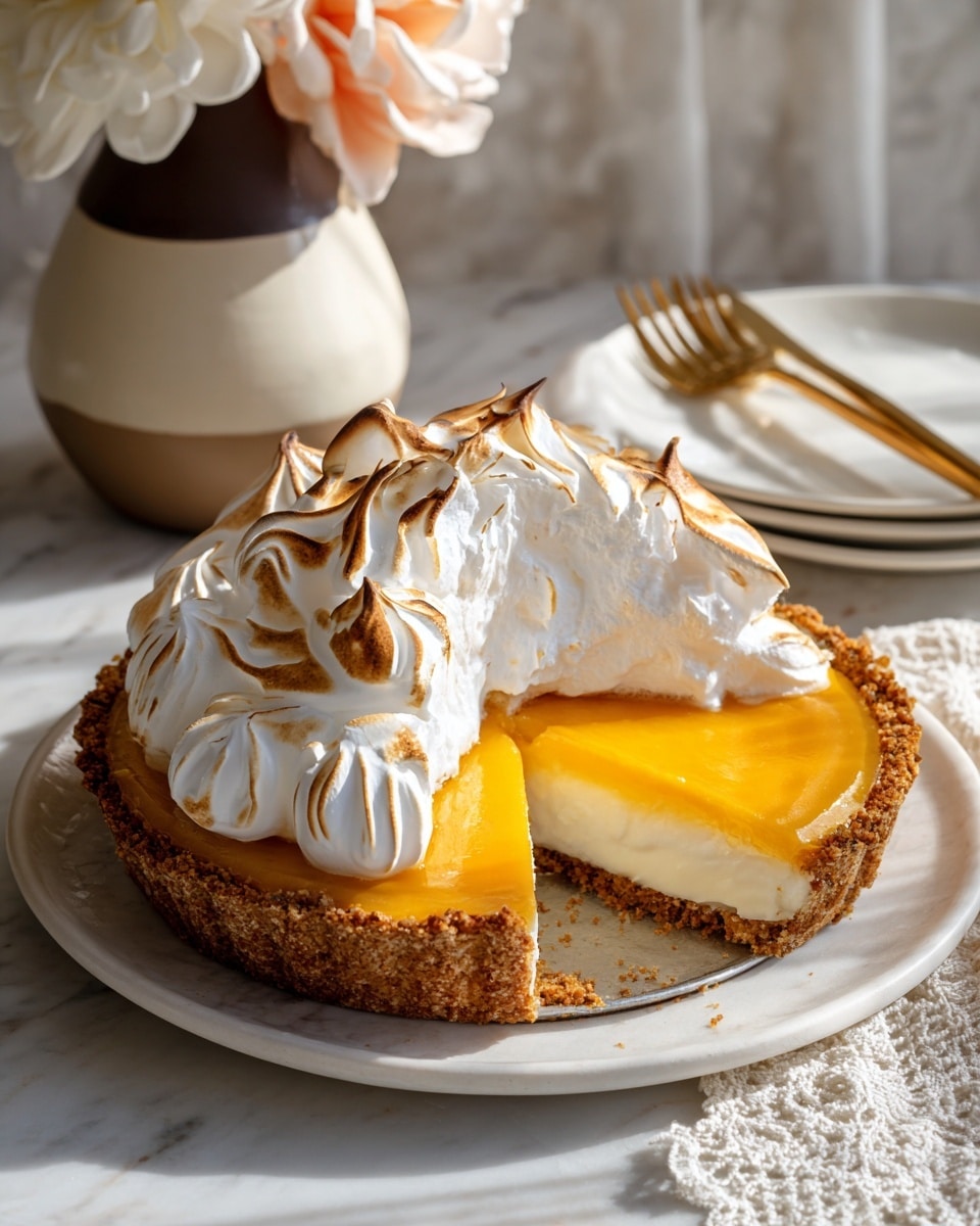 Baked Mango Meringue Cheesecake Recipe