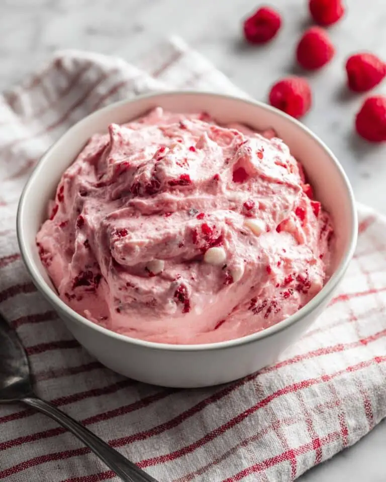 Easy Cranberry Fluff Salad with Canned Cranberries Recipe