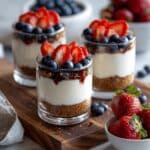 Mini Strawberry Blueberry Angel Food Cake Trifles Recipe