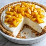 Peaches and Cream Cheesecake Recipe