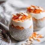 Carrot Cake Chia Pudding with Cottage Cheese Recipe