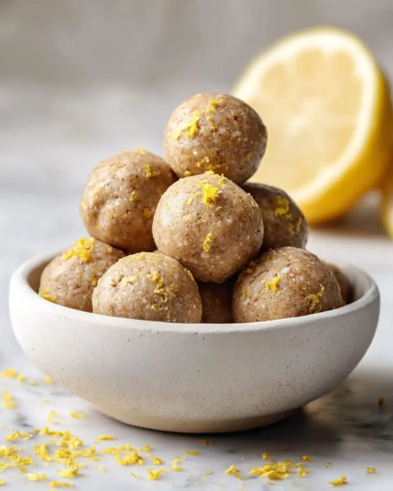Lemon Protein Balls Recipe