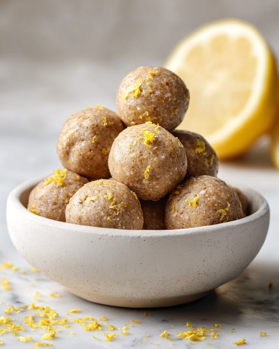 Lemon Protein Balls Recipe