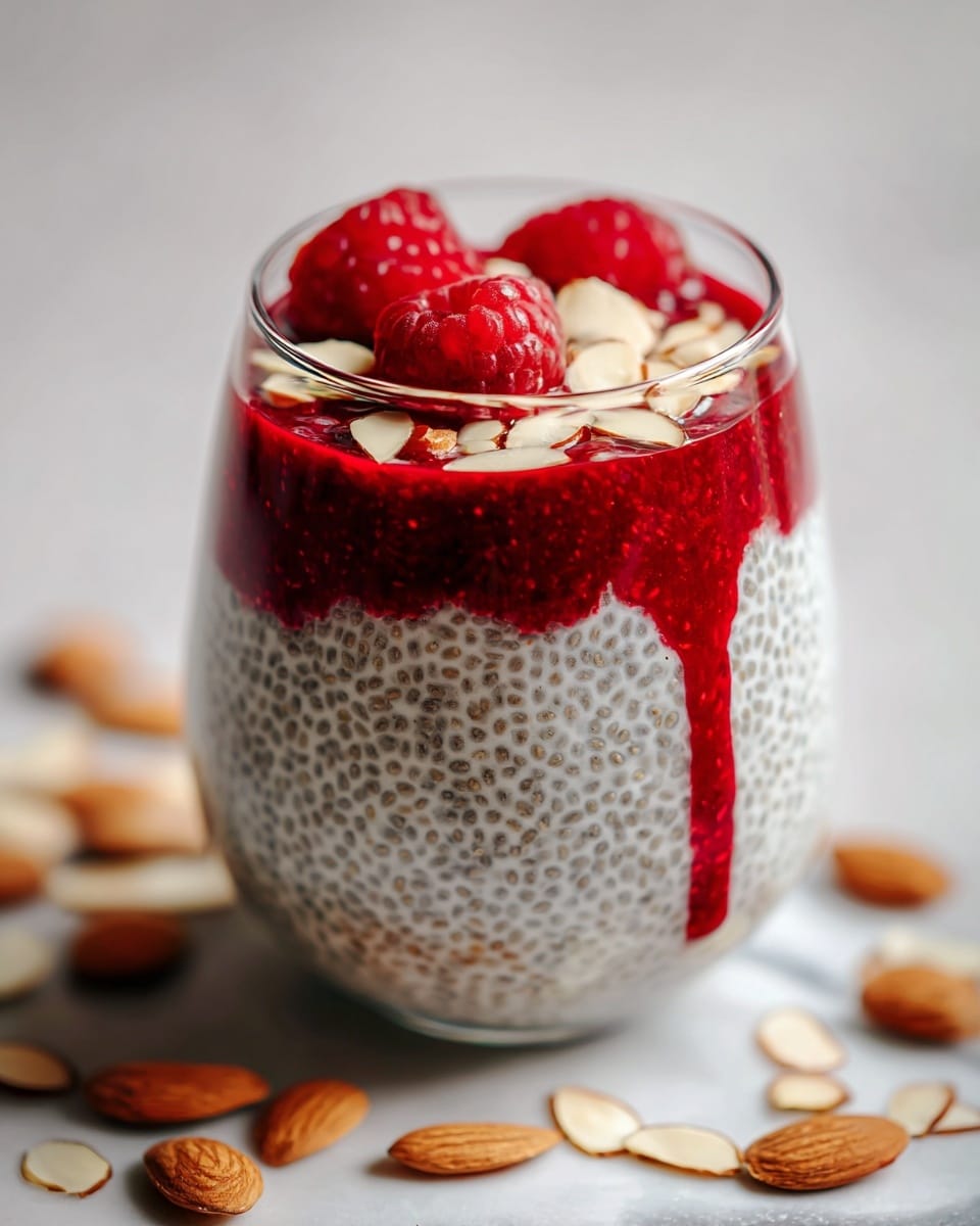 Raspberry Chia Pudding with Cheese Recipe