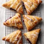 Glazed Lemon Blueberry Scones Recipe