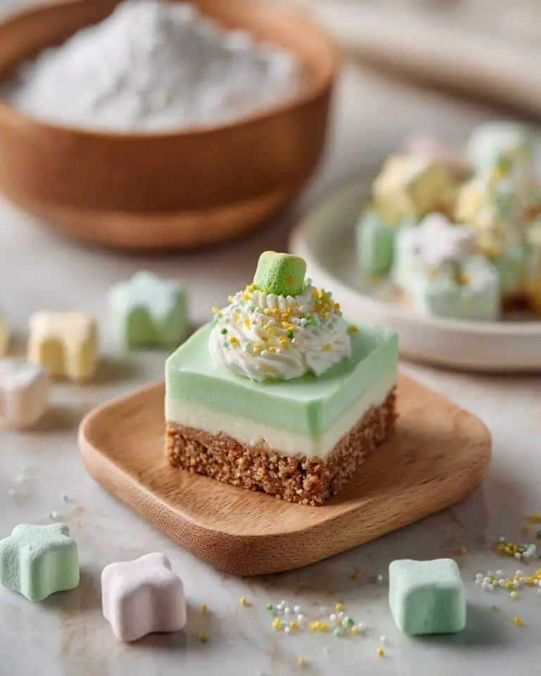 Shamrock Shake Cheesecake Bars Recipe