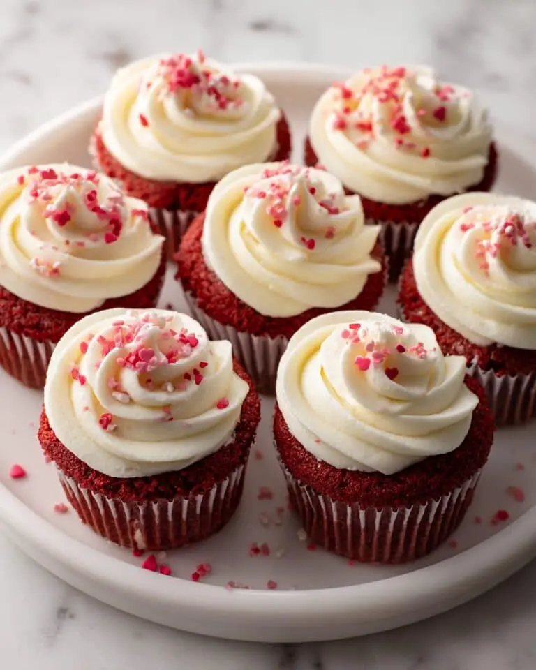Red Velvet Cupcakes with Truffle Centers Recipe