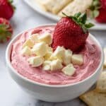 Red Velvet Cake Dip with White Chocolate and Whipped Topping Recipe
