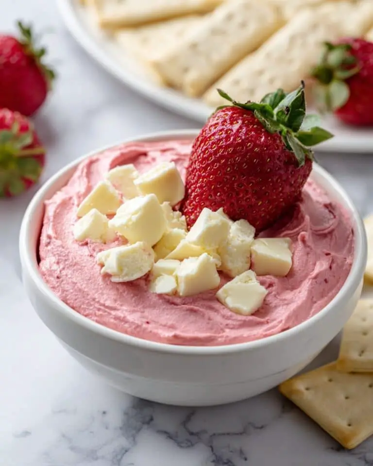 Red Velvet Cake Dip with White Chocolate and Whipped Topping Recipe