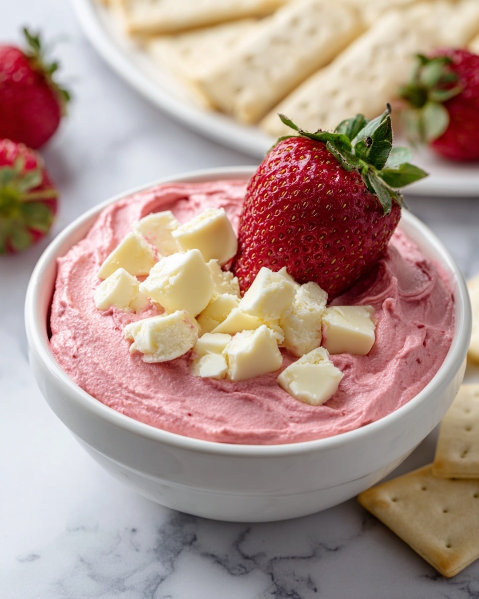 Red Velvet Cake Dip with White Chocolate and Whipped Topping Recipe