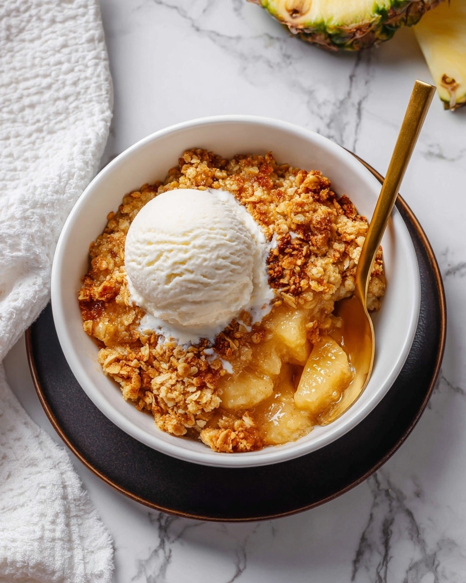 Fresh Pineapple Crisp Recipe
