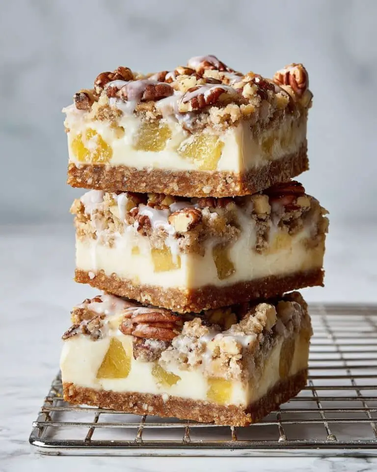 Pineapple Bars with Cream Cheese and Coconut Drizzle Recipe