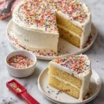 Mini Vanilla Cake with Vanilla Buttercream Frosting Recipe