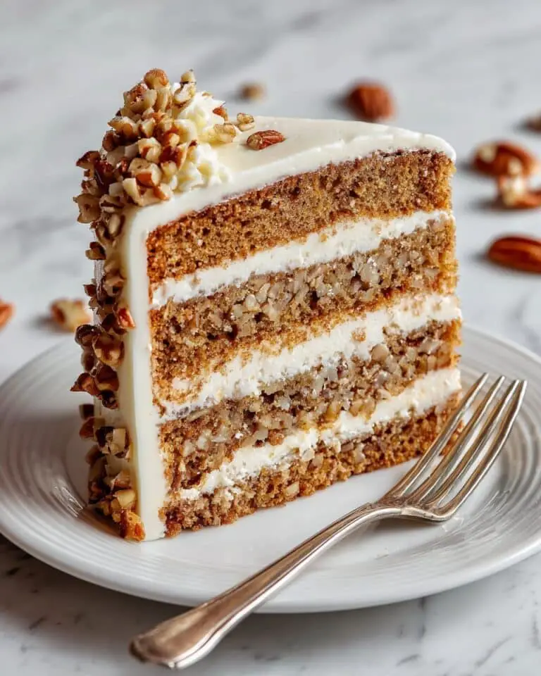Butter Pecan Cake with Cream Cheese Frosting Recipe