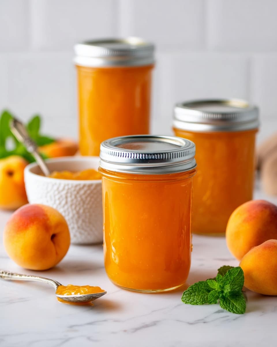 Old-Fashioned No-Pectin Peach Preserves Recipe