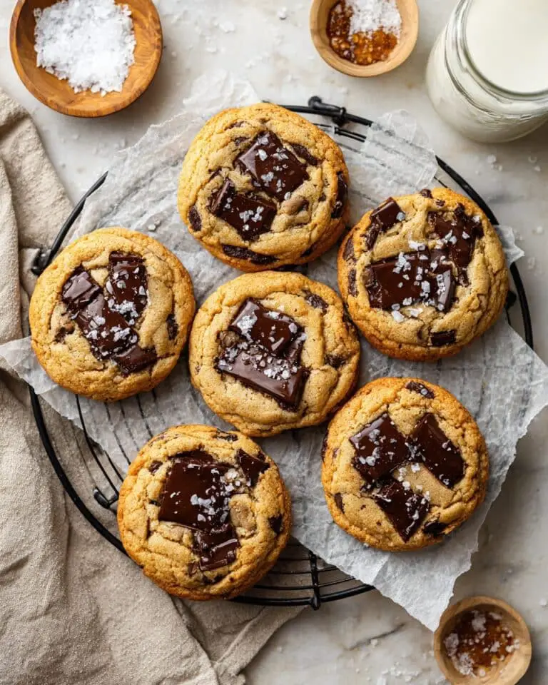Salted Brown Butter Banana Chocolate Chunk Cookies Recipe
