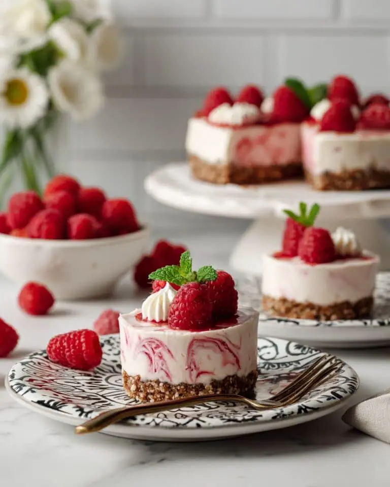 Gluten-Free Raspberry Swirl Cheesecake Recipe