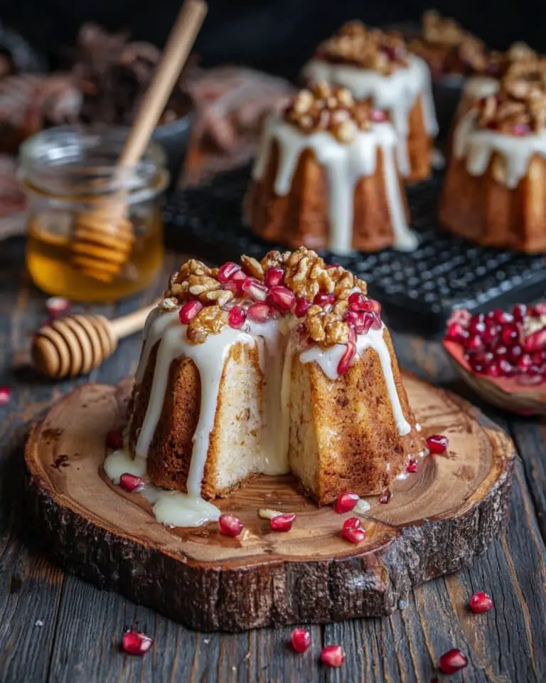 Gluten Free Honey Cake with Honey-Glazed Walnuts Recipe