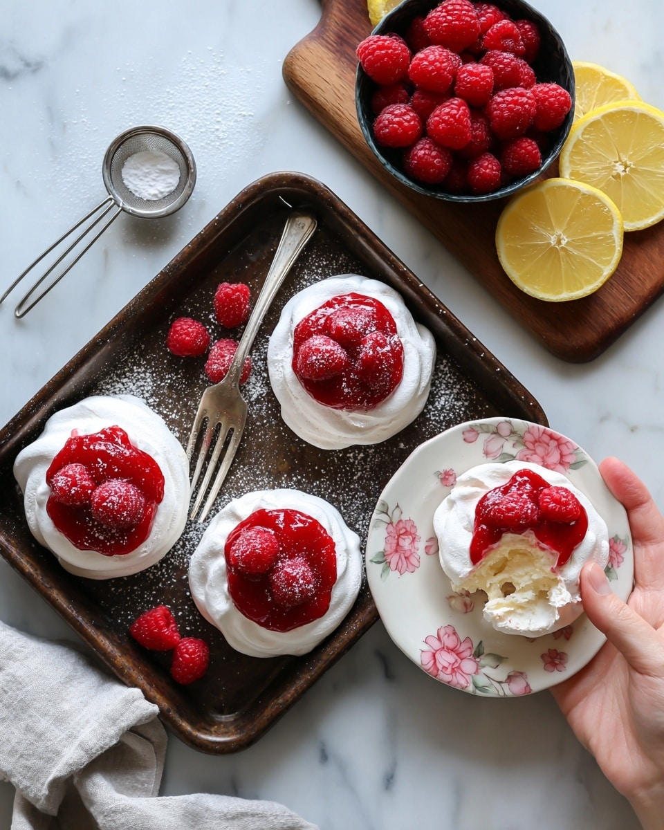 Raspberry Mini Pavlovas Recipe