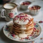 Gluten-Free Russian Pancakes with Rose Petals and Kefir Recipe