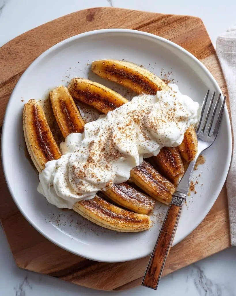 Air Fryer Cinnamon-Spiced Caramelized Bananas Recipe