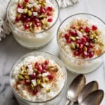 Almond Milk Rice Pudding with Pomegranate, Pistachios, and Rose Water Recipe