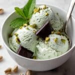 Creamy Avocado Coconut Ice Cream with Mint and Banana Recipe