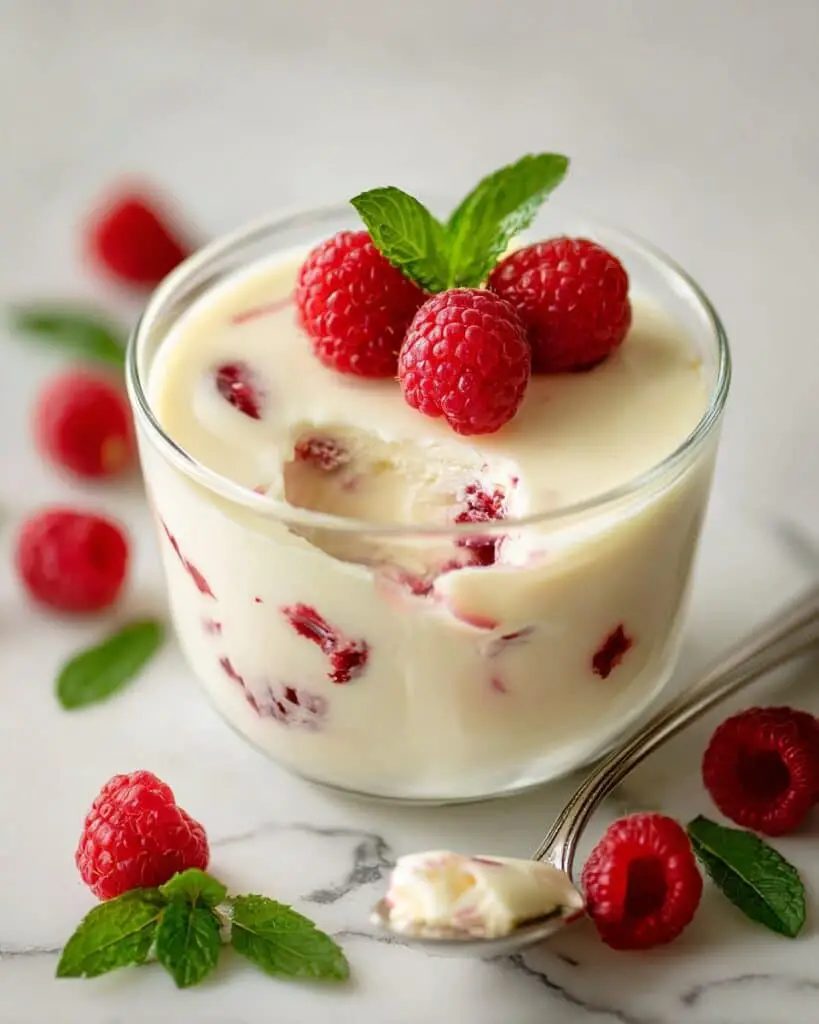 White Chocolate Raspberry Overnight Oats Recipe