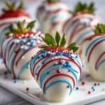 Red White and Blue Strawberries Recipe