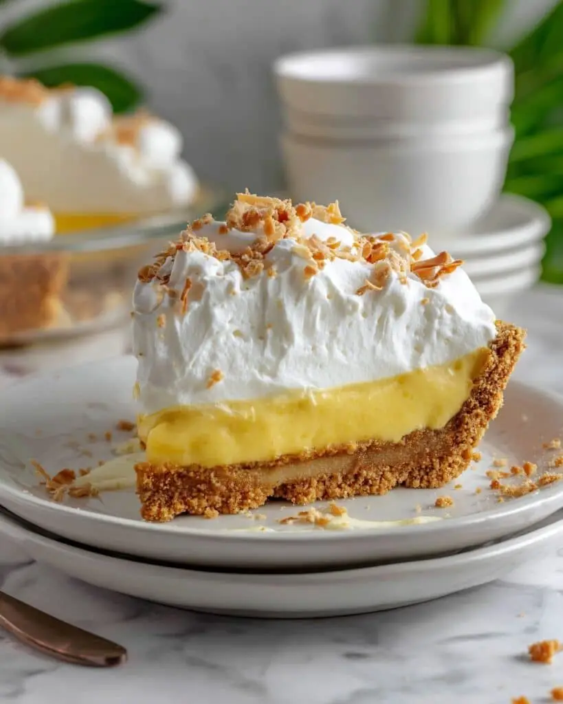 Easy Coconut Cream Pie (No Bake) Recipe