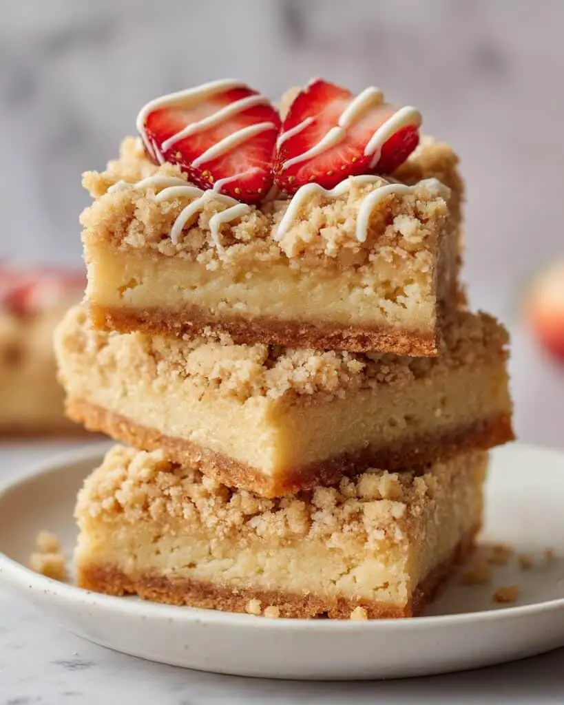 French Toast Bake Casserole with Strawberries and Cinnamon Crumb Topping Recipe