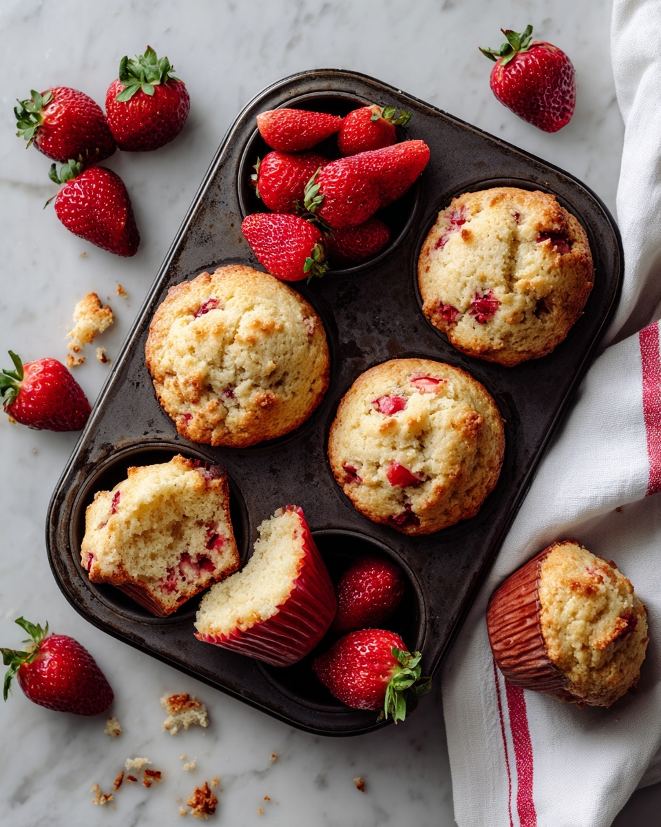 Fresh Strawberry Muffins Recipe