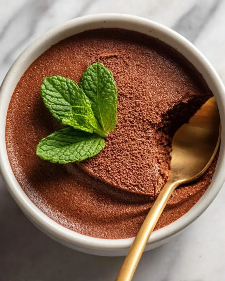 Mint Chocolate Pots de Creme Recipe