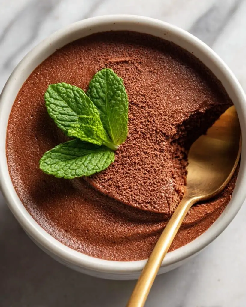 Mint Chocolate Pots de Creme Recipe