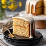 Buttermilk Banana Cake with Cream Cheese Glaze Recipe
