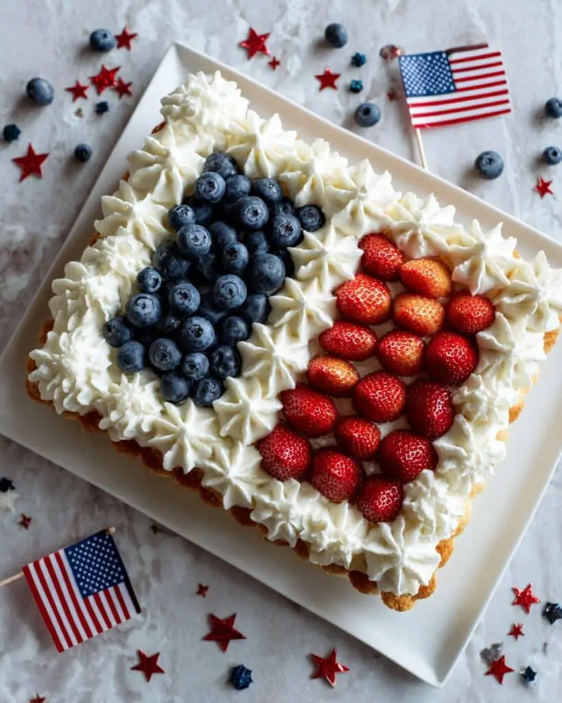 American Flag Fruit Pizza Recipe
