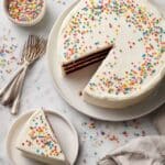 Coconut Flour Cake with Lemon and Coconut Frosting Recipe