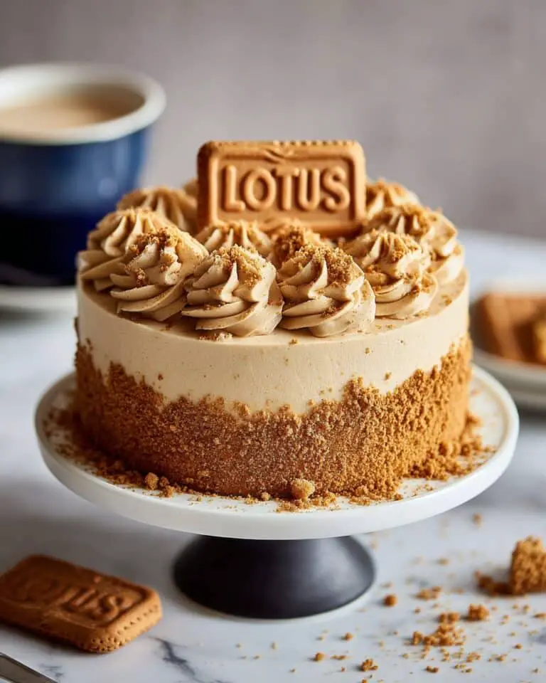 Air Fryer Biscoff Cake Recipe