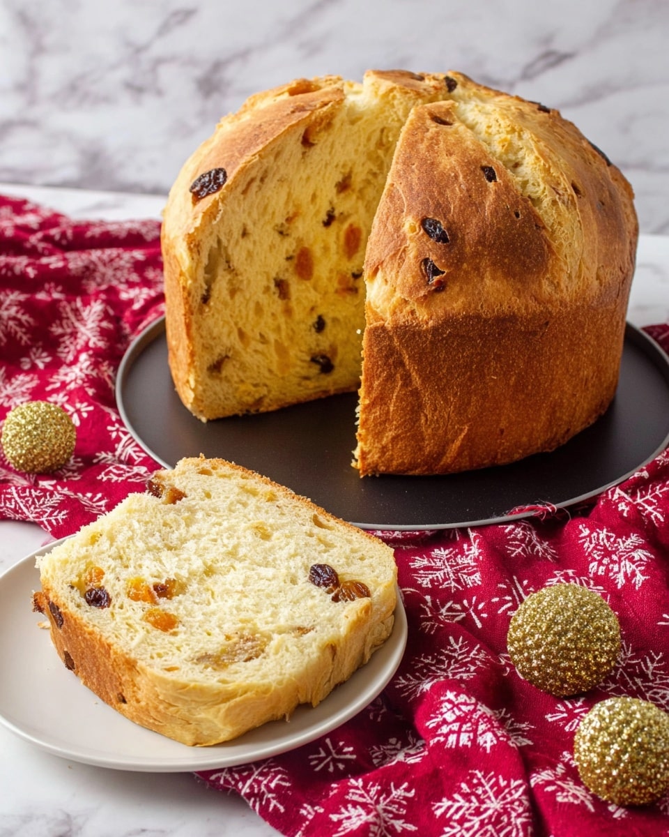Festive Cranberry, Raisin, and Papaya Panettone Recipe