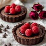 Chocolate Almond Tart with Raspberry Recipe