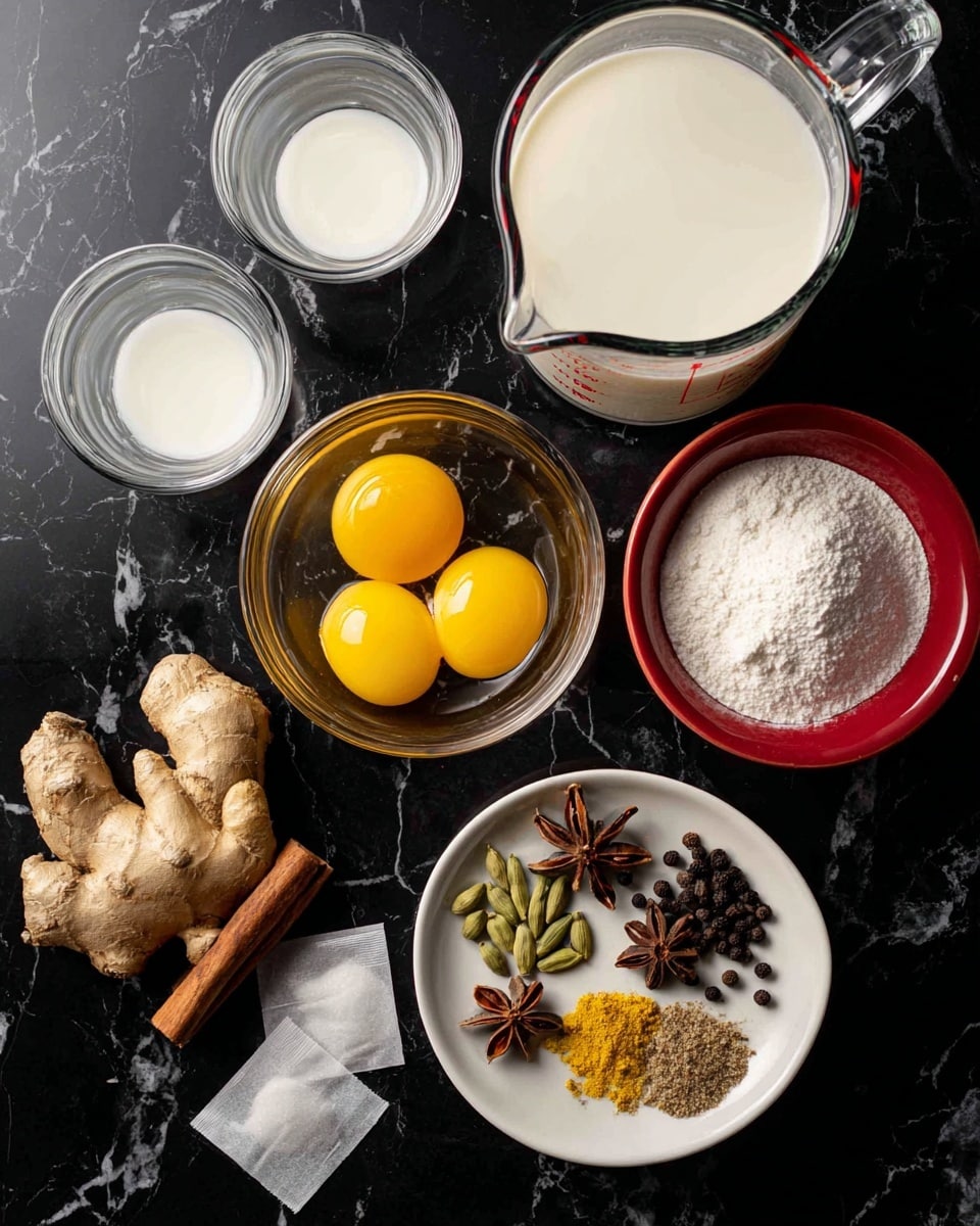 Chai Spice Ice Cream with Crystallized Ginger - Cozy & Delicious