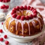 Air Fryer Raspberry Lemon Bundt Cake Recipe