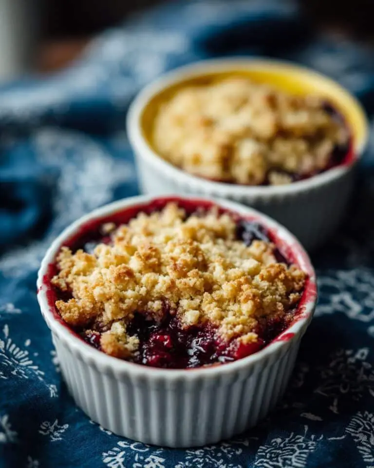 Air Fryer Baked Blueberry Oatmeal Recipe
