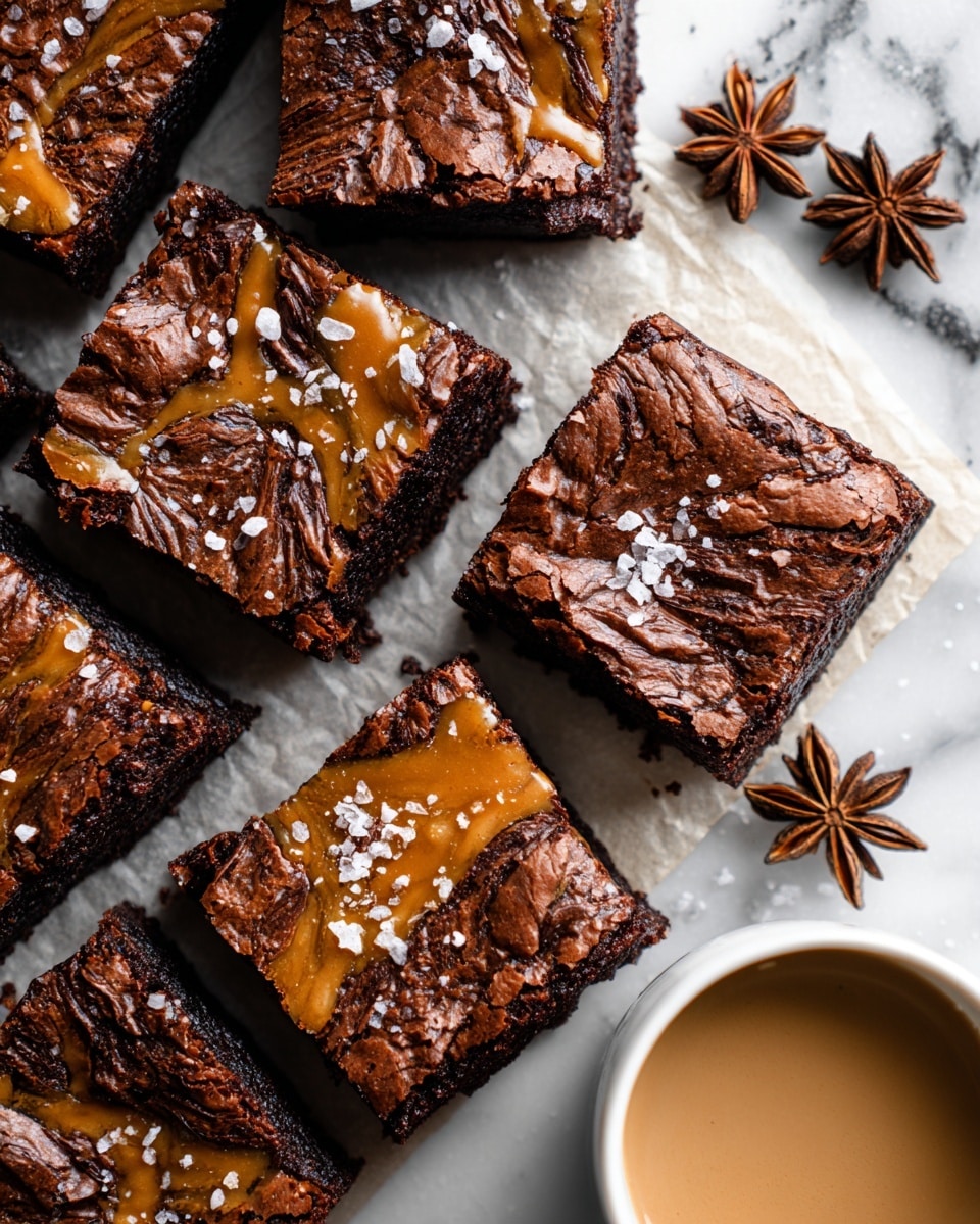 Caramel Mocha Nutella Brownies Recipe