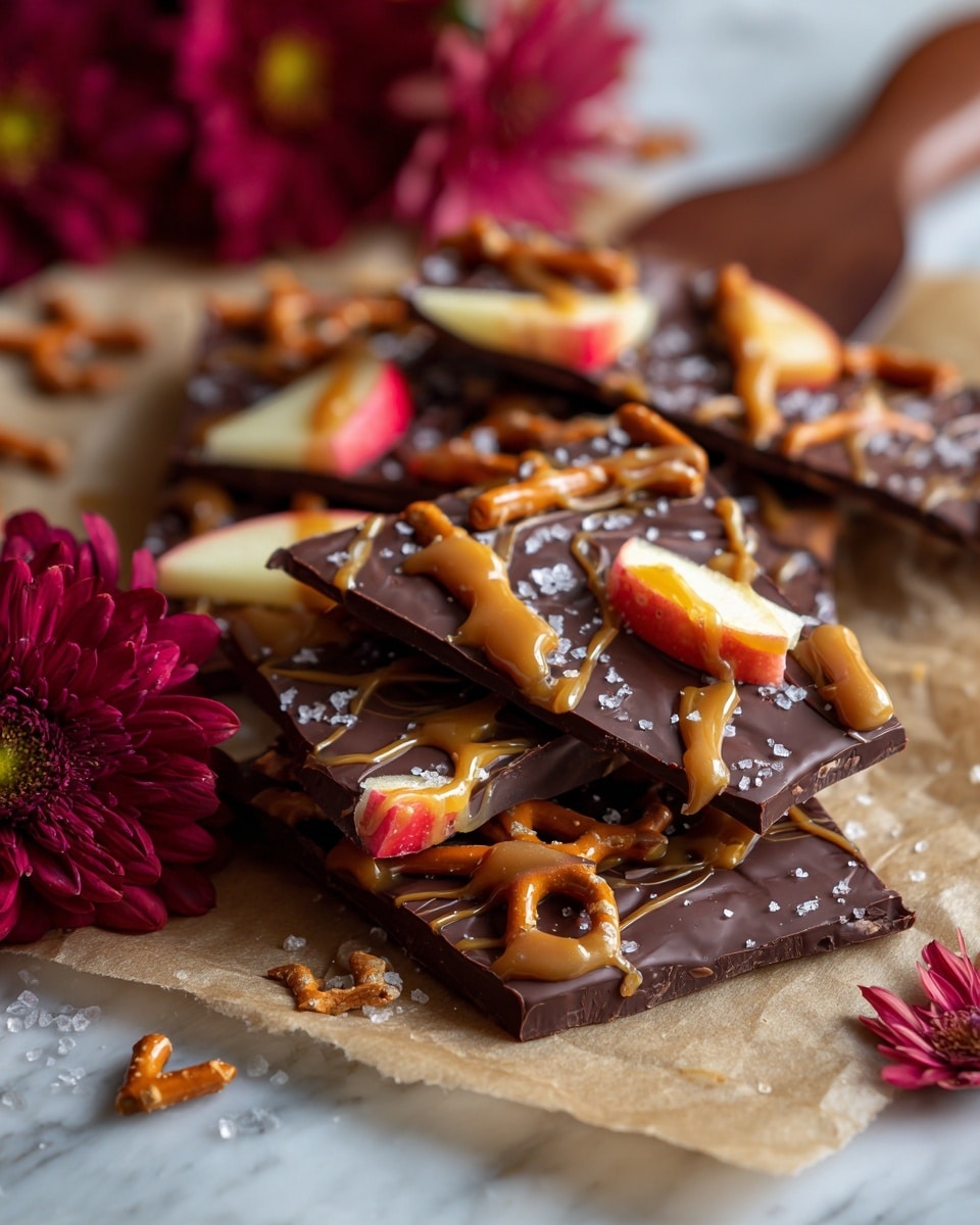 Salted Chocolate Caramel Apple Bark Recipe