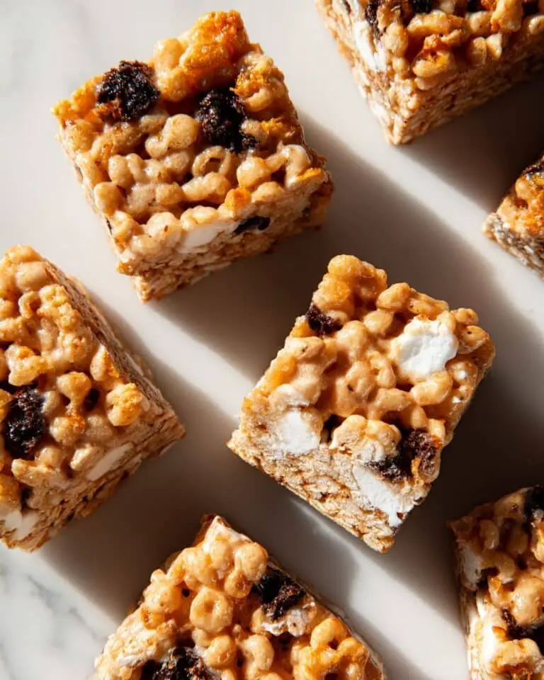 Salted Caramel Apple Rice Krispie Treats Recipe