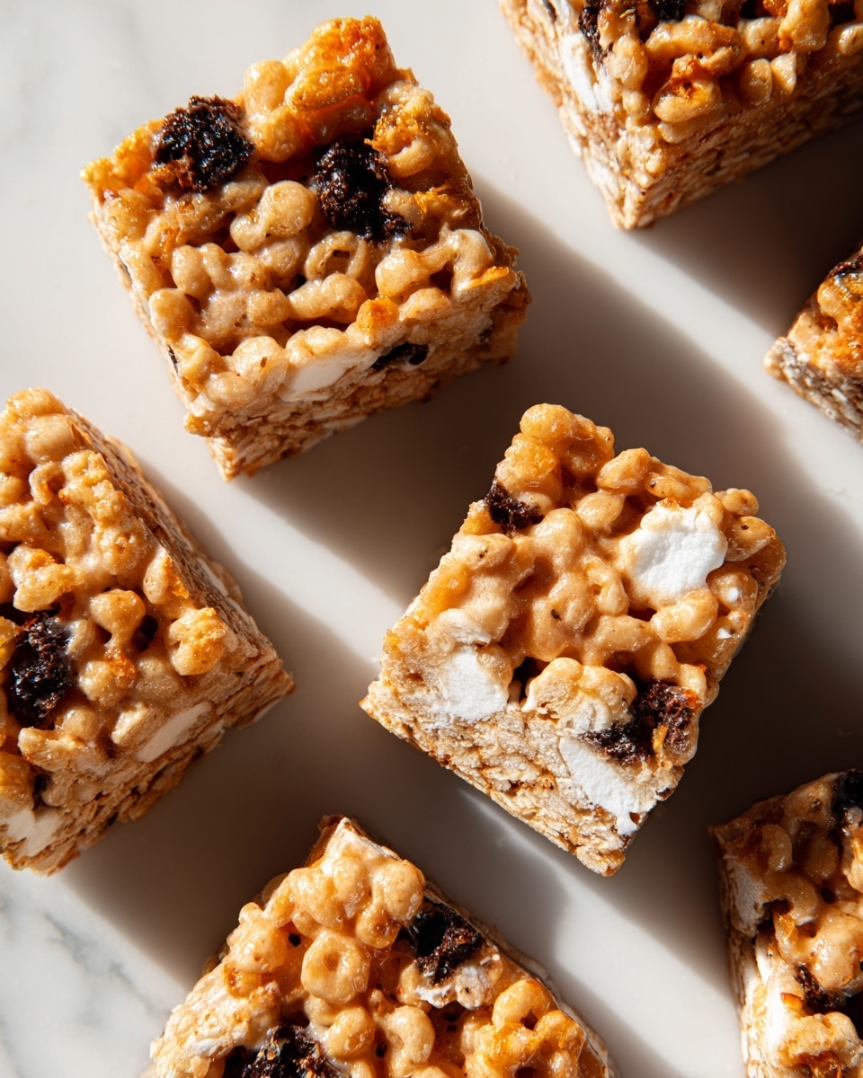 Salted Caramel Apple Rice Krispie Treats Recipe
